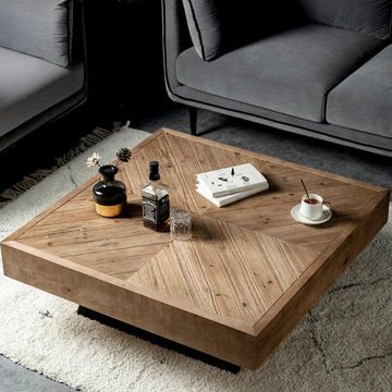 Handcrafted Wooden Coffee Table